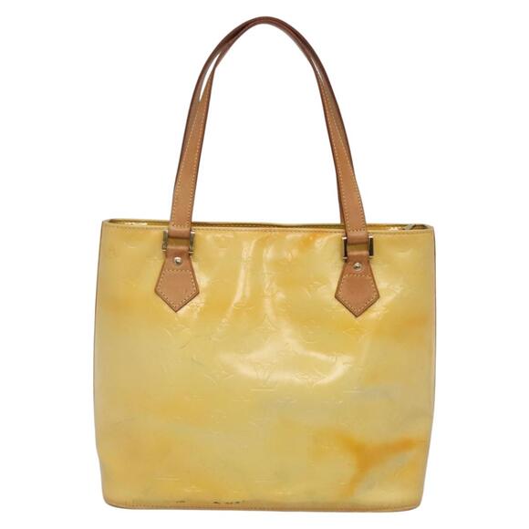 LOUIS VUITTON Monogram Vernis Houston Hand Bag Gris M91053 - Picture 3 of 13